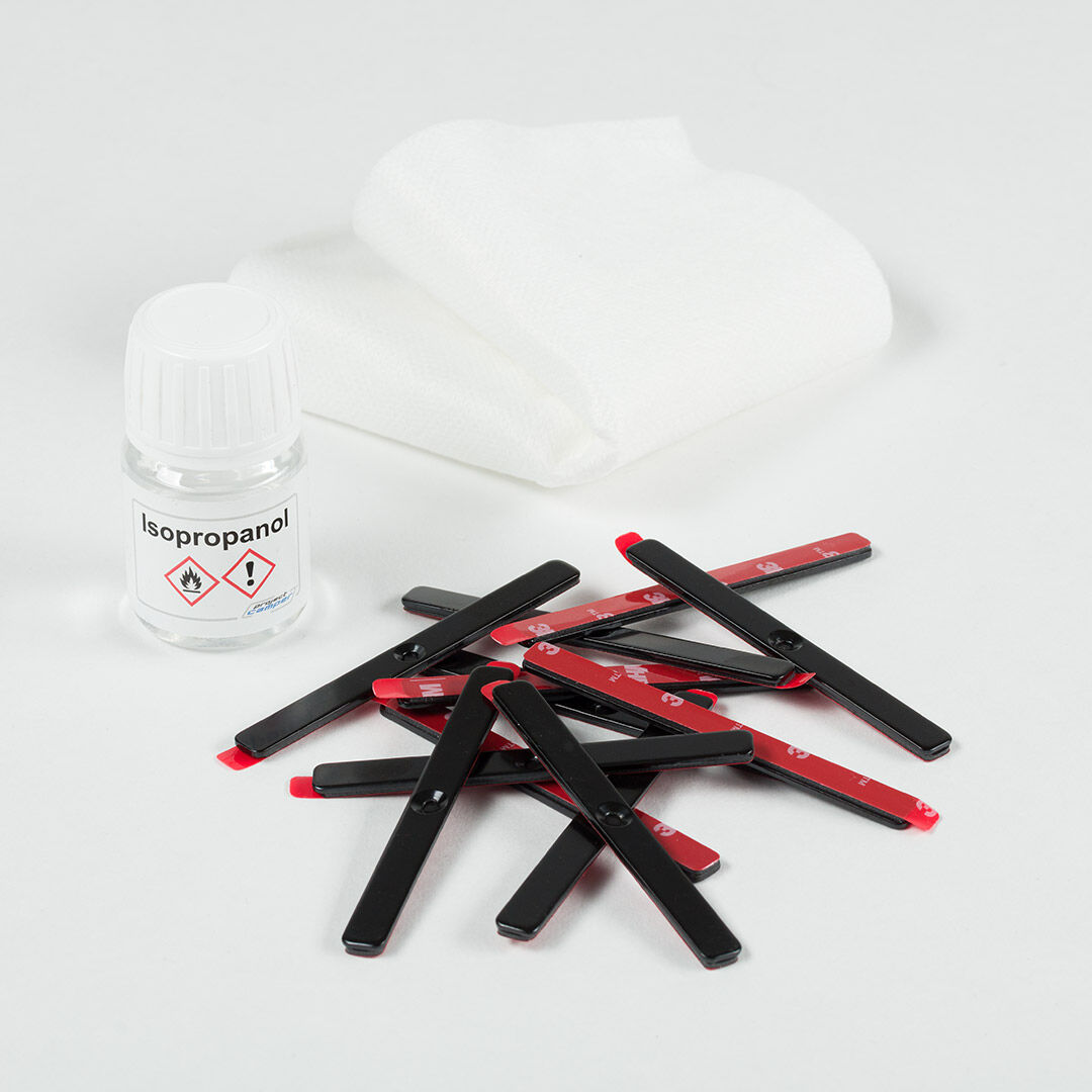 Metallpad SCHWARZ (Metallstreifen selbstklebend) als Haftpunkt für Magnete,Metallpad SCHWARZ (Metallstreifen selbstklebend) als Haftpunkt für Magnete small