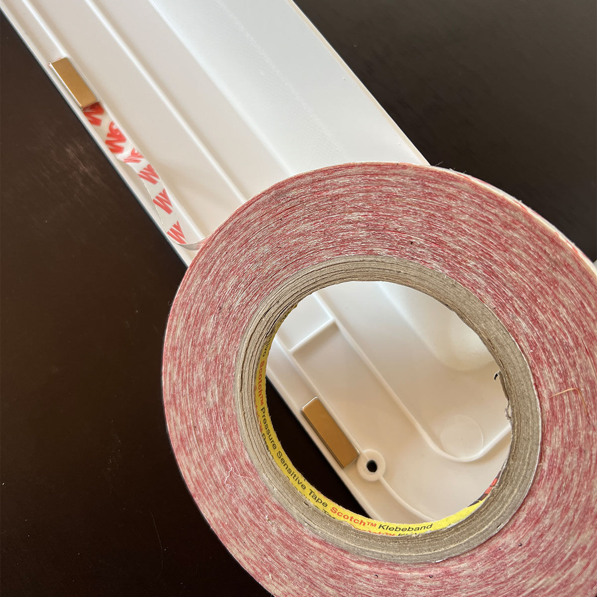 Magnet (Neodym, N35) für Maxxfan Dachlüfter, vernickelt, 40 x 7 x 3 mm