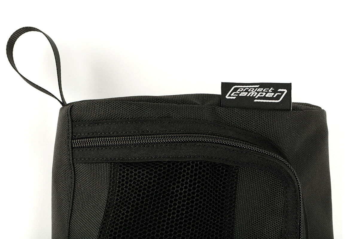 B-Ware: Thermotasche Größe M für MULTIBOARD Klett-Taschensystem [Tiki Mask Schwarz / Schwarz] (35 x 27 cm)