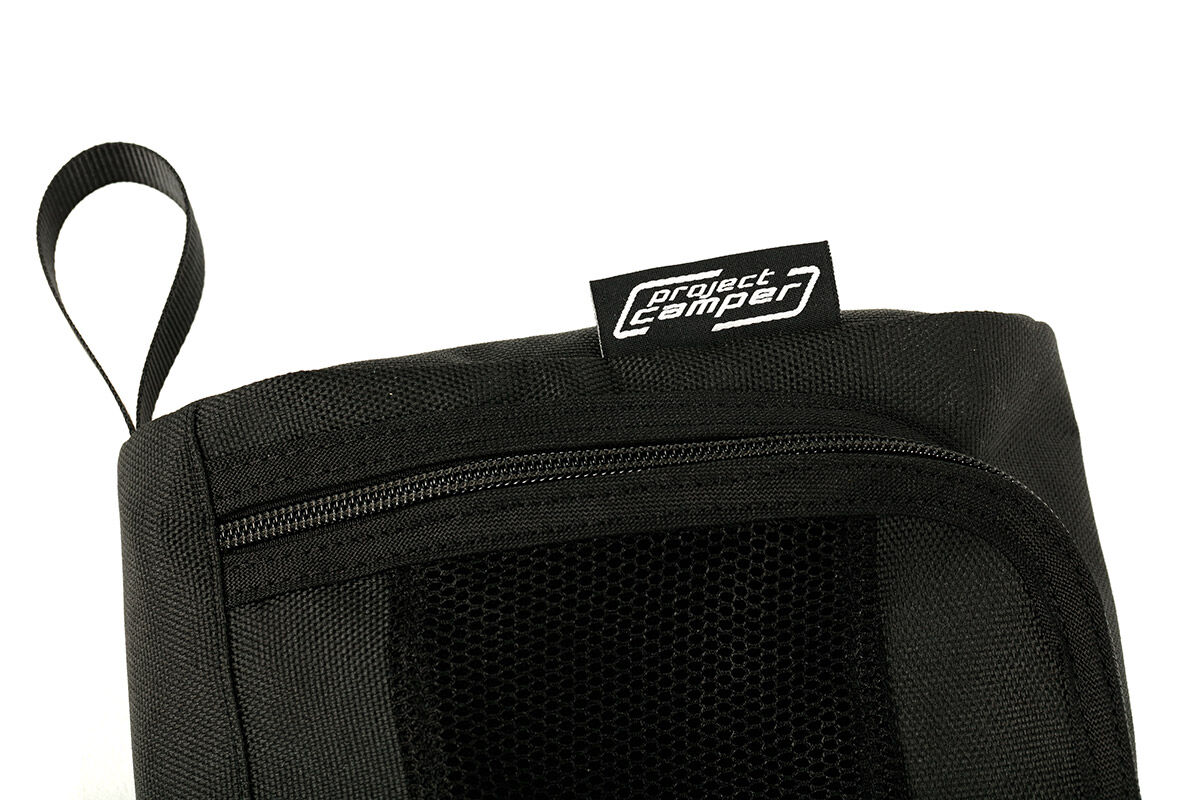 Netztasche Größe L für MULTIBOARD Klett-Sitztaschensystem fair hergestellt von Project Camper