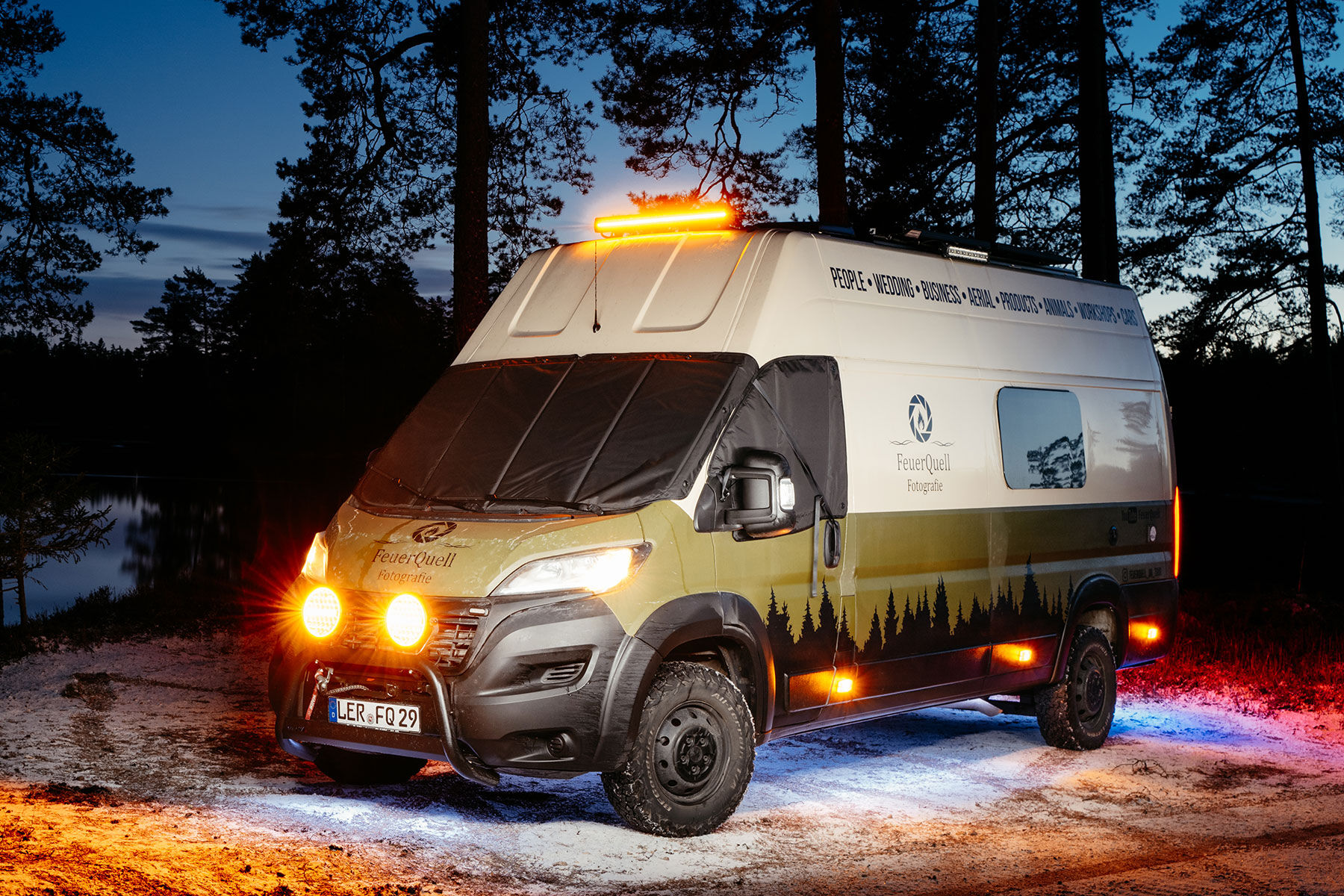 Project Camper Magnet-AUSSENISOLIERUNG Fiat Ducato, Peugeot Boxer, Opel Movano und Citroen Jumper Feuerquell Fotografie