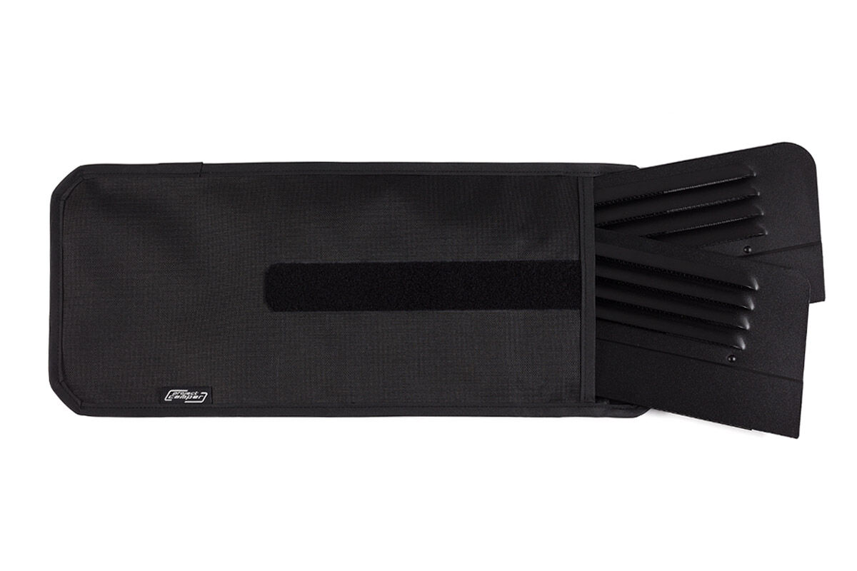 Maßgeschneiderte Schutztasche Größe M für Lüftungsgitter Lüftungsbleche Frischlüfter mit Inhalt