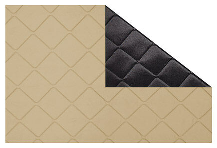 B-Ware: Magnet-Thermomatte Mercedes Sprinter 3 Seitenscheibe hinten Beifahrerseite mit Schiebefenster (standard) [Sand (Beige) / Schwarz]