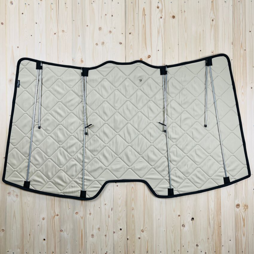 Lagerware: Magnet-Thermomatten VW ID. Buzz (People-Mover) Komplett-Set [SAND (Beige) /Schwarz]