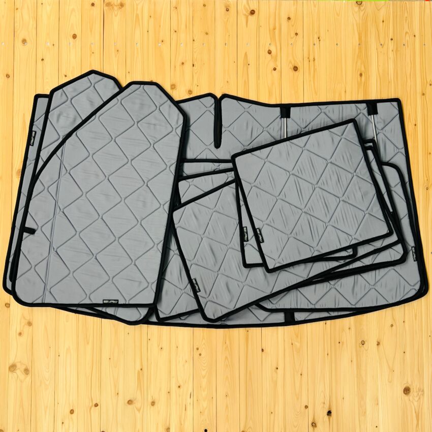 Lagerware: Magnet-Thermomatte VW T5 Komplett-Set [DriveDressy Grey/ Schwarz]