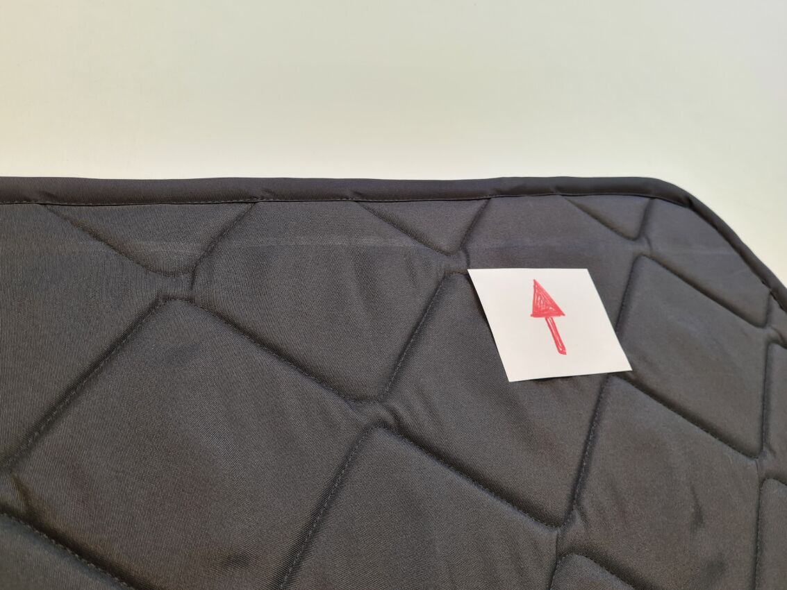 B-Ware: Magnet-Thermomatte VW T6 Heckscheibe mit Scheibenwischer [Schwarz/Schwarz]