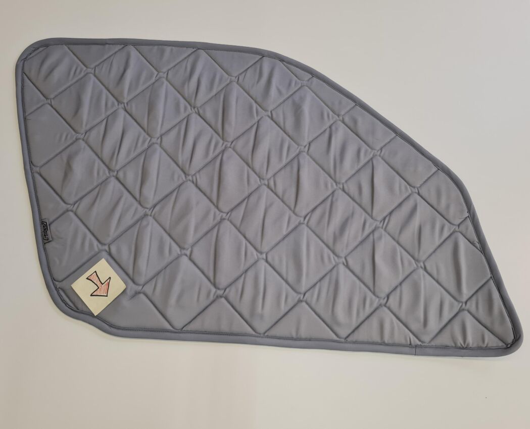 B-Ware: Magnet-Thermomatte VW Crafter 2 Seitenscheibe Cockpit Fahrerseite [Stone (grau)/Grau]