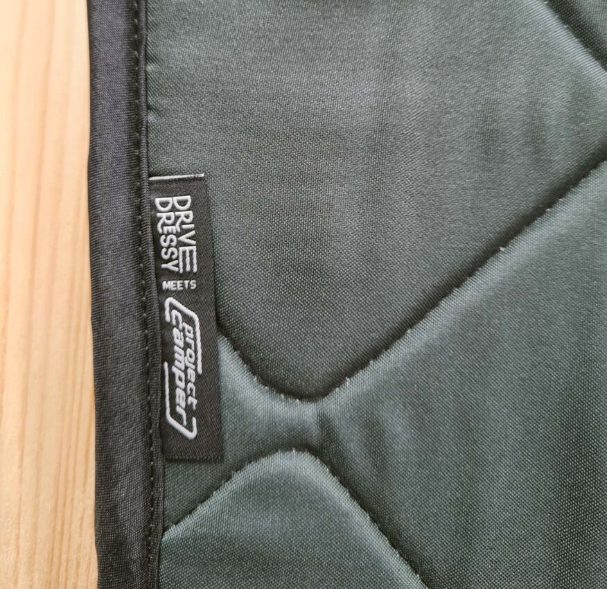 Lagerware: Magnet-Thermomatten  VW T6.1 Cockpit- Set  [DriveDressy magic forest green / Schwarz]
