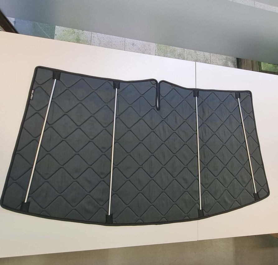 Lagerware: Magnet-Thermomatten  VW T6.1 Cockpit- Set  [DriveDressy magic forest green / Schwarz]