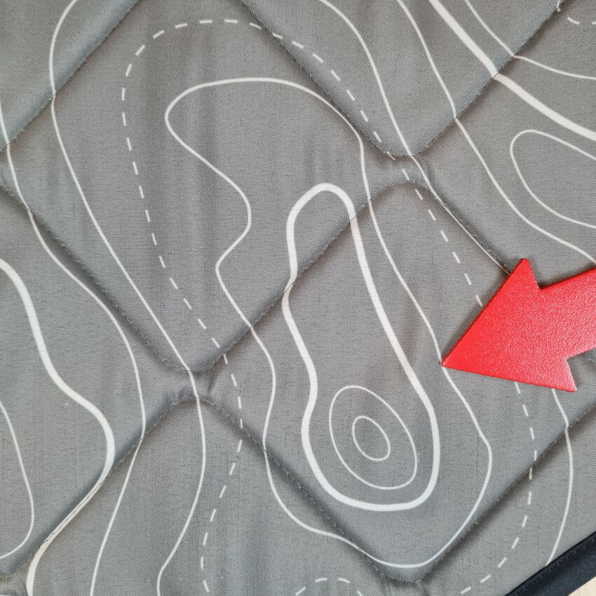 B-Ware: Magnet-Thermomatte Ford Transit und Tourneo Custom Seitenscheibe Cockpit Beifahrerseite [Drive Dressy Wild Lines Olive / Schwarz]