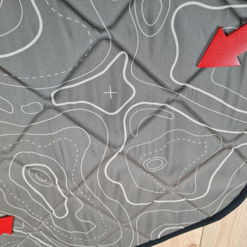 B-Ware: Magnet-Thermomatte Ford Transit und Tourneo Custom Seitenscheibe Cockpit Beifahrerseite [Drive Dressy Wild Lines Olive / Schwarz]