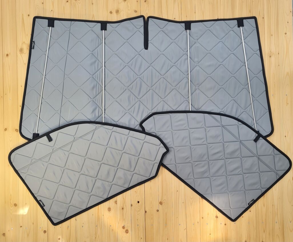 Lagerware: Magnet-Thermomatte VW T6.1 Cockpitset [Stone (Grau) / Schwarz]