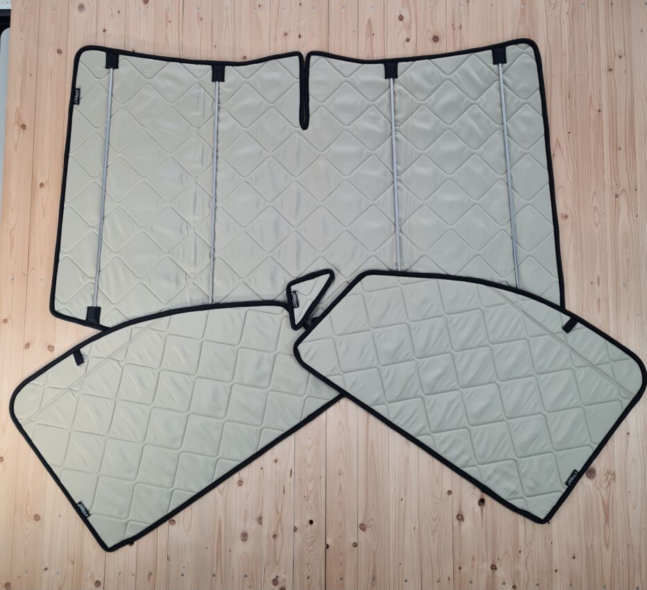 Lagerware: Magnet-Thermomatte Mercedes V-Klasse Cockpit-Set [sand Beige/ Schwarz]