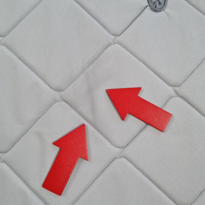 Lagerware: Magnet-Thermomatte Mercedes V-Klasse Cockpit-Set [DriveDressy Wild lines grey / Lichtgrau]