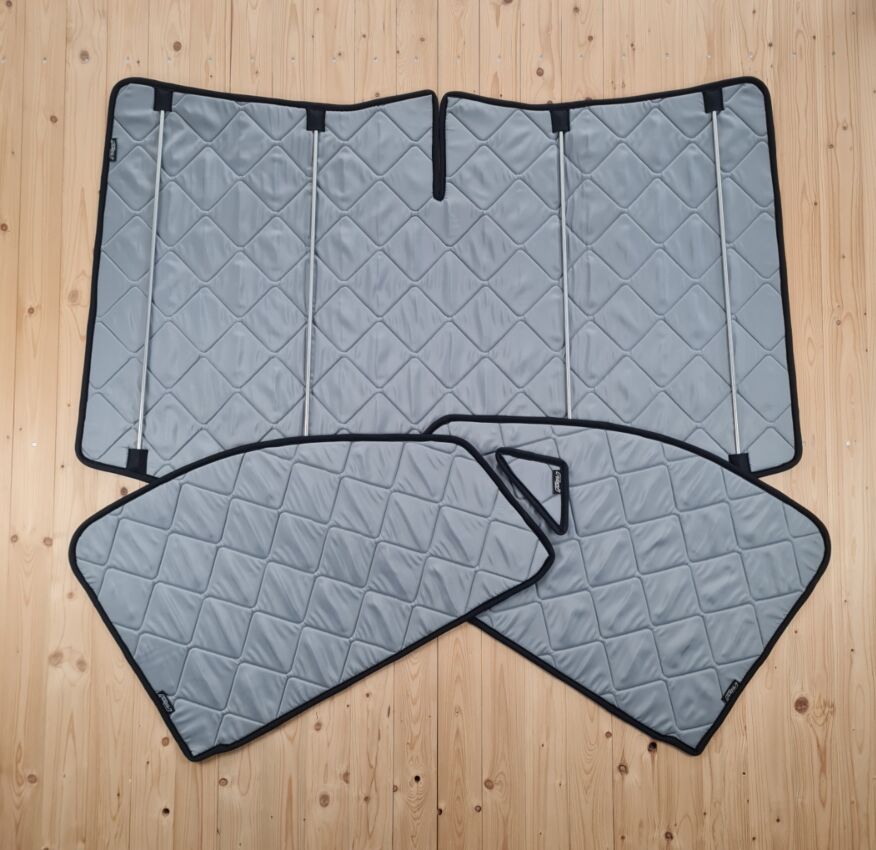 Lagerware: Magnet-Thermomatte Mercedes V-Klasse Cockpit-Set [Stone (Grau) / Schwarz]