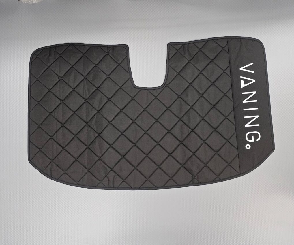 B-Ware: Magnet-Thermomatte Ford Transit und Tourneo Custom Windschutzscheibe mit und ohne Innenraum-Rückspiegel mit Kunststoffgehäuse [Sand (Beige) / Schwarz]