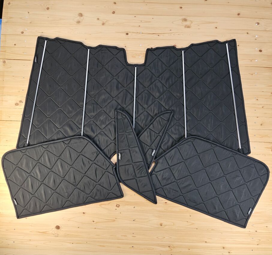 Stock item: Magnetic thermal mat Mercedes Sprinter 3 (2018-present) cockpit set [Black / Black]