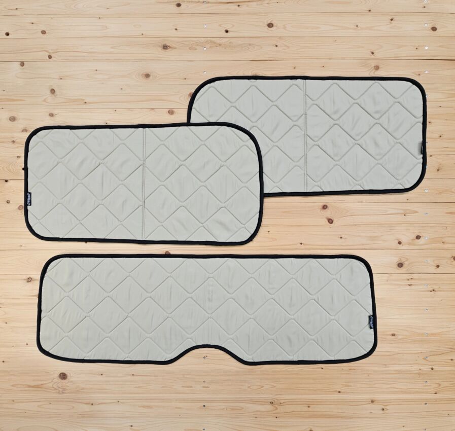 Lagerware: Magnet-Thermomatte Ford Transit Custom V710 fast Komplett-Set [Sand (beige)  / Schwarz]