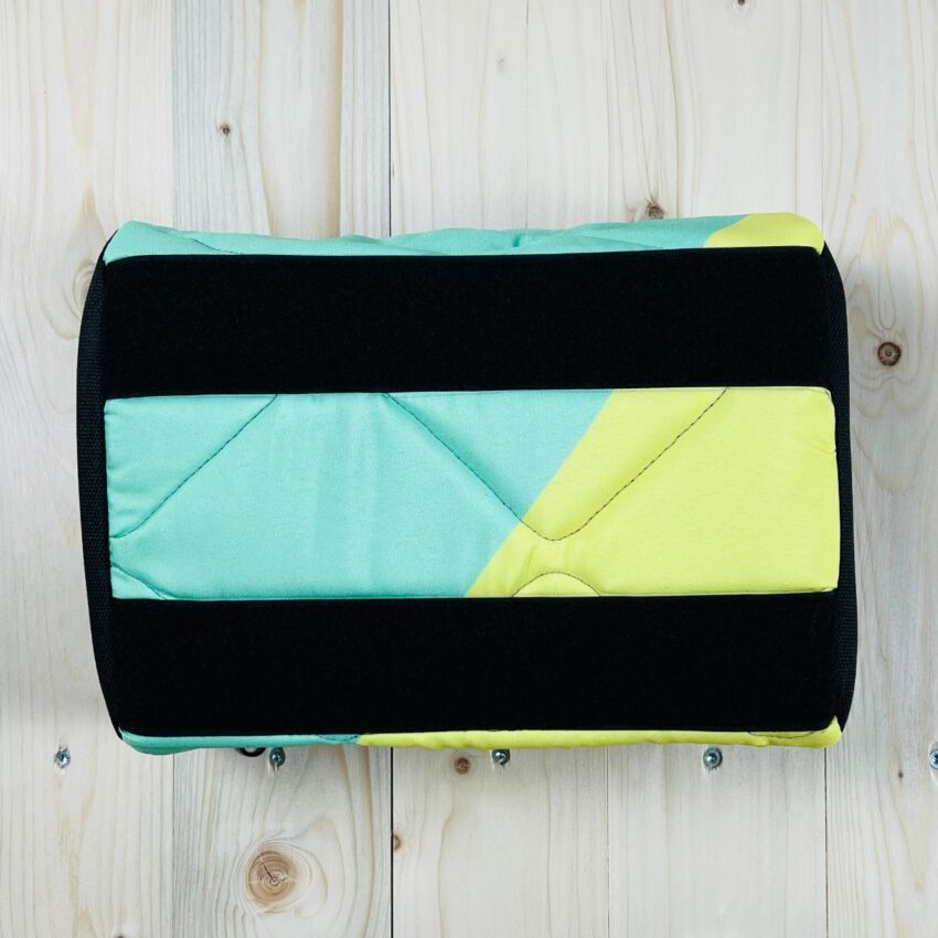B-Ware: Thermotasche Größe S für MULTIBOARD Klett-Taschensystem [Sunbeam Candy / Schwarz] (26 x 18 cm)