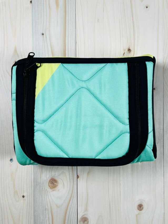 B-Ware: Thermotasche Größe S für MULTIBOARD Klett-Taschensystem [Sunbeam Candy / Schwarz] (26 x 18 cm)