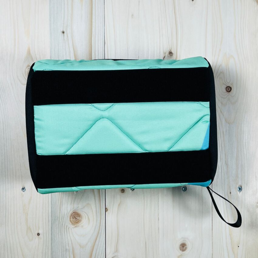 B-Ware: Thermotasche Größe S für MULTIBOARD Klett-Taschensystem [Sunbeam Candy / Schwarz] (26 x 18 cm)