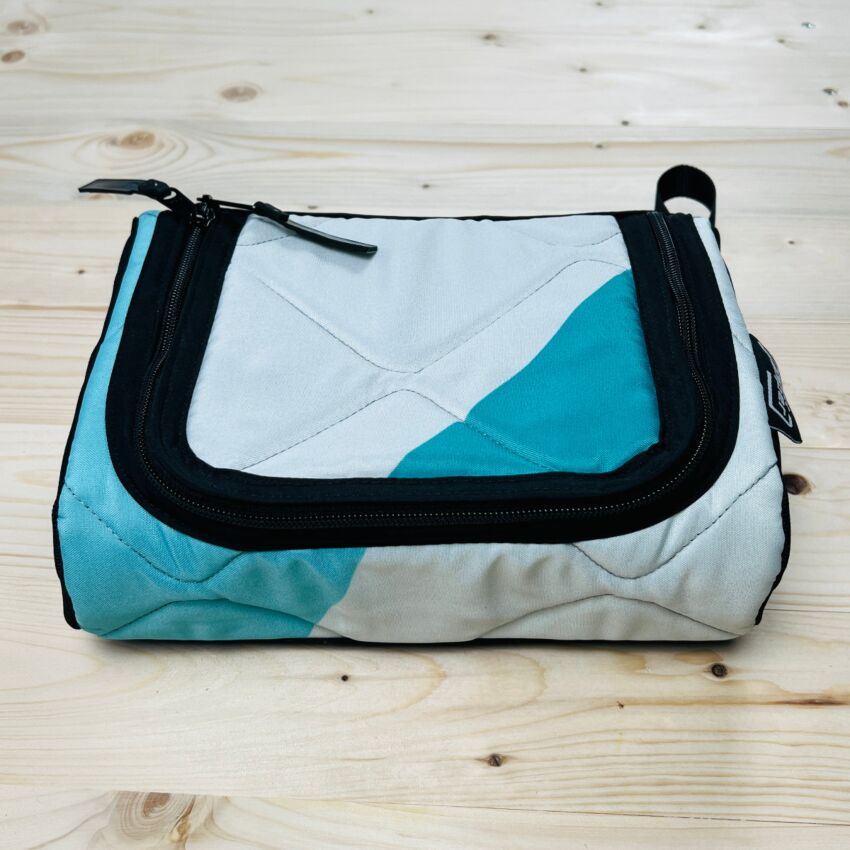 B-Ware: Thermotasche Größe S für MULTIBOARD Klett-Taschensystem [Sunbeam Coast/Ocean / Schwarz] (26 x 18 cm)