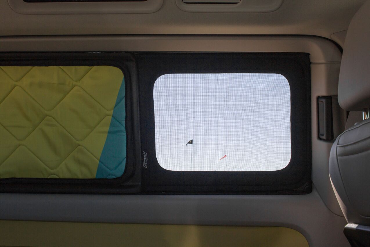 Magnet-Moskitonetz VW ID. Buzz Seitenscheibe Mitte Beifahrerseite Schiebetür mit Schiebefenster 