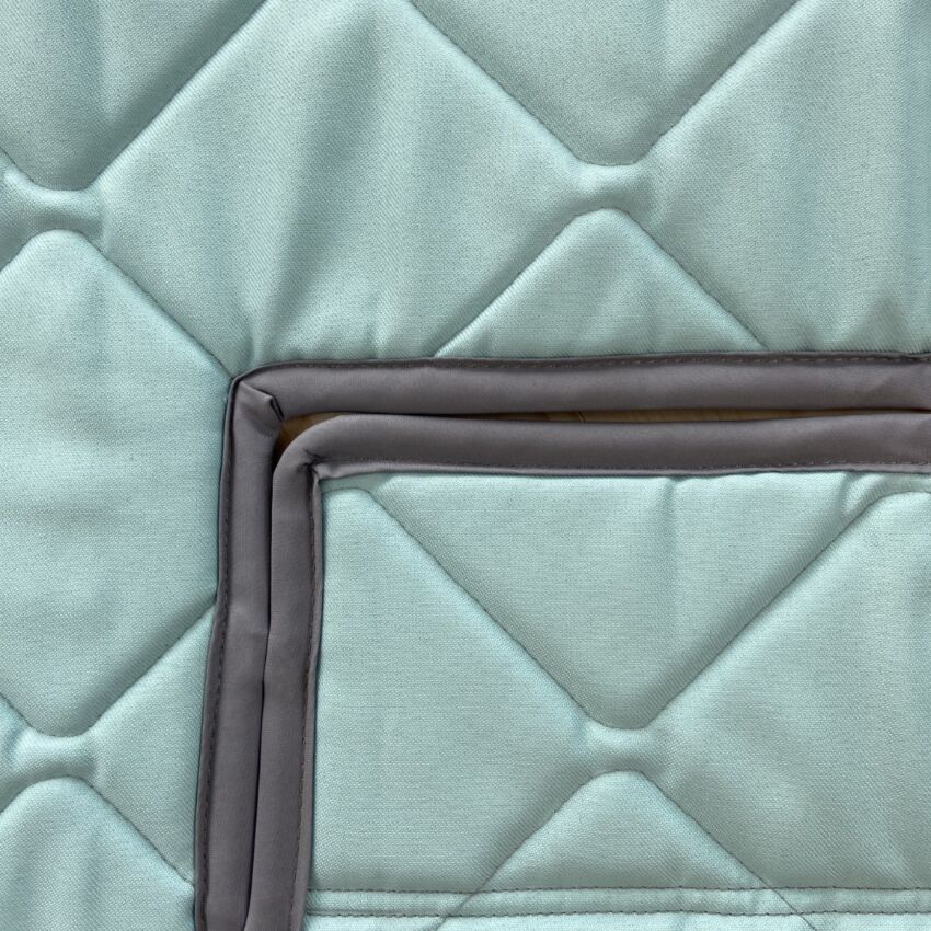 Lagerware: Magnet-Thermomatte Mercedes T 2 und Vario (1986-2013) Hochdach Cockpit Seitenscheiben mit Klappnaht  [Recycling Türkis / Recycling Türkis]