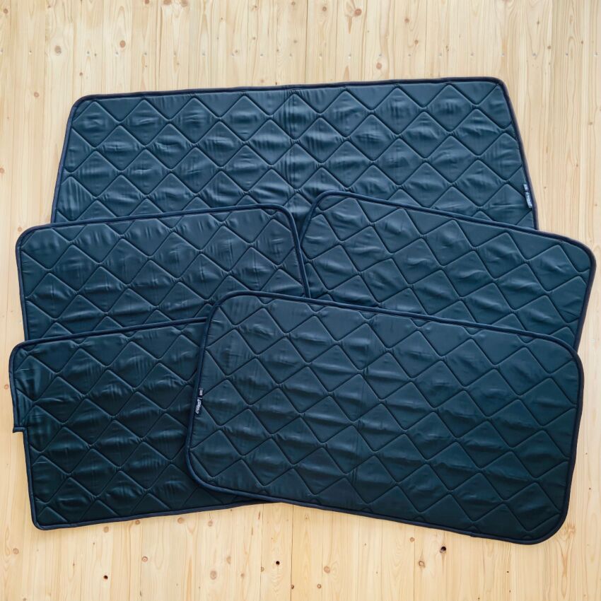 Lagerware: Magnet-Thermomatten VW T5 Wohnraum-Set  [DriveDressy Magic Forrest Green/Schwarz]