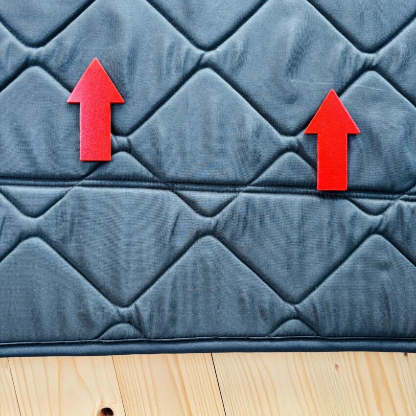 B-Ware: Aufstelldach-Isolierung mit magnetischer Befestigung für Mercedes Marco Polo [Black (Schwarz) / Schwarz]