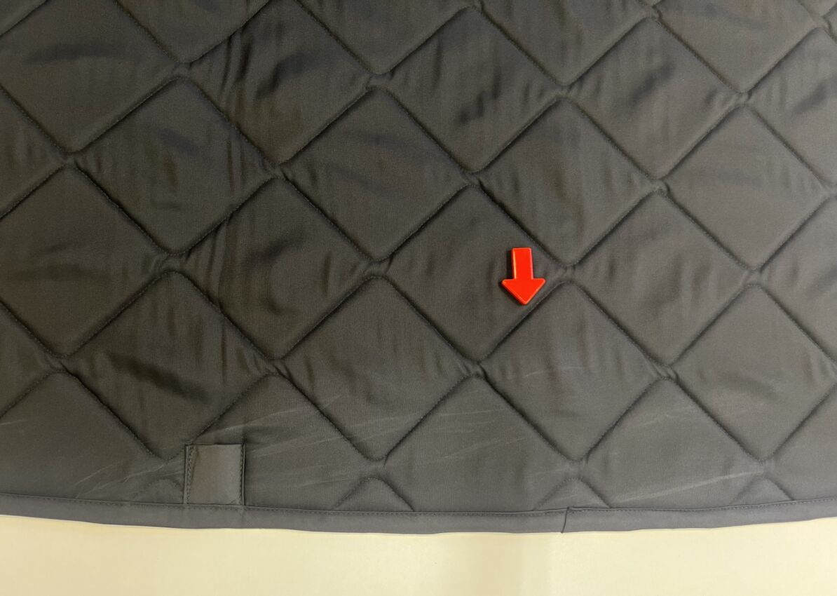 B-stock: Magnet thermal mat Peugeot Rifter, Citroen Berlingo, Opel Combo, Toyota Proace City windscreen with interior mirror [black/black]