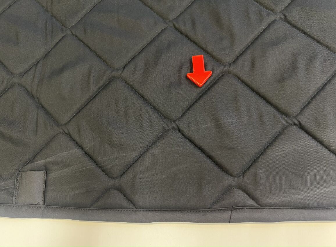 B-stock: Magnet thermal mat Peugeot Rifter, Citroen Berlingo, Opel Combo, Toyota Proace City windscreen with interior mirror [black/black]