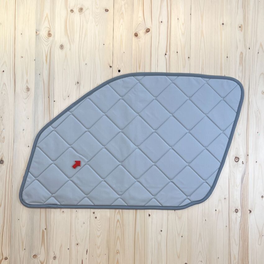 B-Ware: Magnet-Thermomatte VW Crafter und Mercedes Sprinter Seitenscheibe Cockpit Fahrerseite [Stone (grau)/Grau]