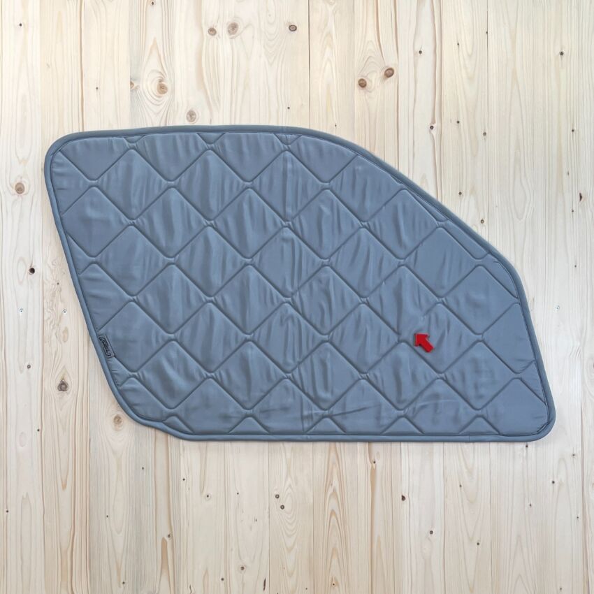B-Ware: Magnet-Thermomatte VW Crafter und Mercedes Sprinter Seitenscheibe Cockpit Fahrerseite [Stone (grau)/Grau]