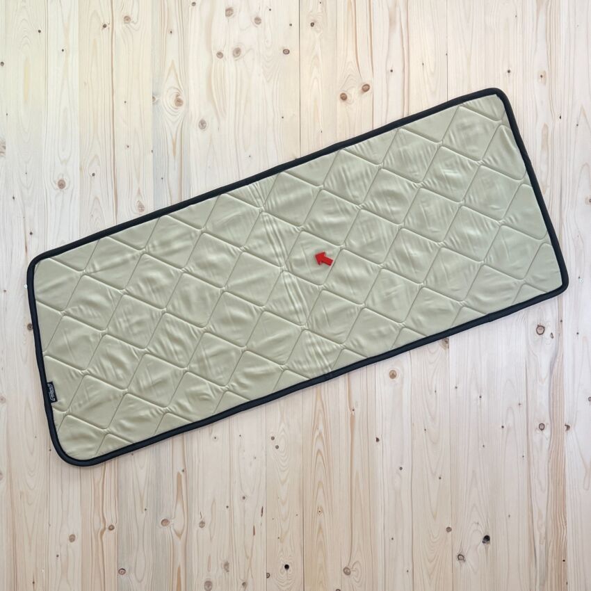 B-Ware: Magnet-Thermomatte VW T4 Seitenscheibe hinten Fahrerseite langer Radstand [Beige/Schwarz]