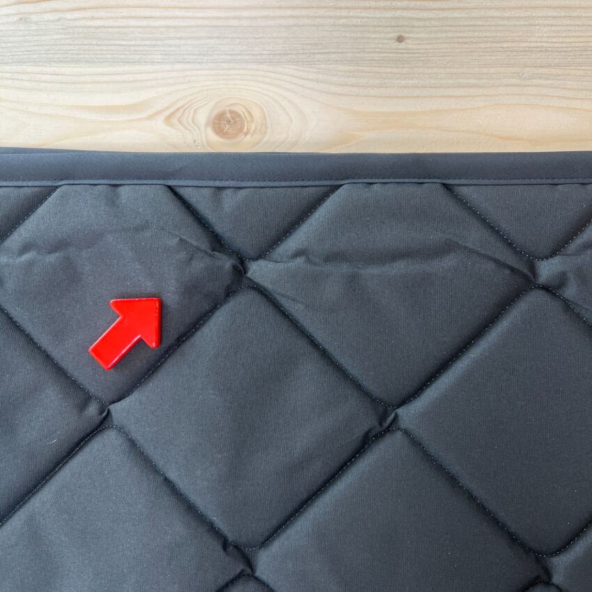 B-Ware: Magnet-Thermomatte VW T6 Heckscheibe mit Scheibenwischer [Hibiskus Türkis/Schwarz]