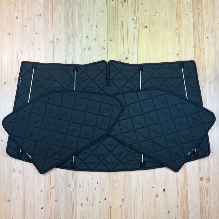 Lagerware: Magnet-Thermomatten VW T6 Cockpit-Set [Drive Dressy Magic Forest Green / Schwarz]