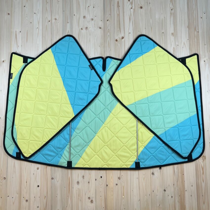 Lagerware: Magnet-Thermomatten Mercedes Sprinter (W901-905) und VW LT 2 Cockpit-Set [Sunbeam CANDY / Schwarz]