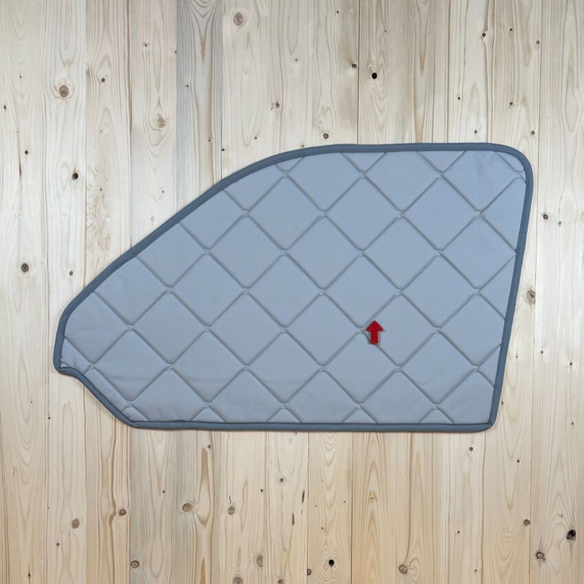 B-Ware: Magnet-Thermomatte VW T6.1 Seitenscheibe Cockpit Fahrerseite [Stone (grau)/Grau]