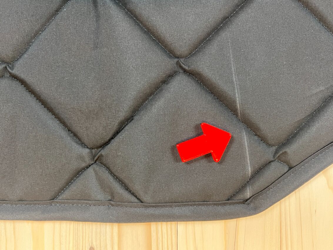 B-Ware: Magnet-Thermomatte VW T6 Heckscheibe mit Scheibenwischer [Stone (grau)/Schwarz]