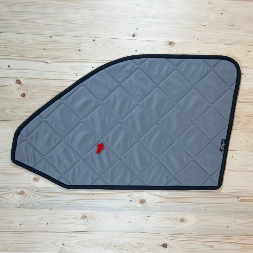 B-Ware: Magnet-Thermomatte VW T6 Seitenscheibe Cockpit Beifahrerseite [Stone (grau)/Schwarz]