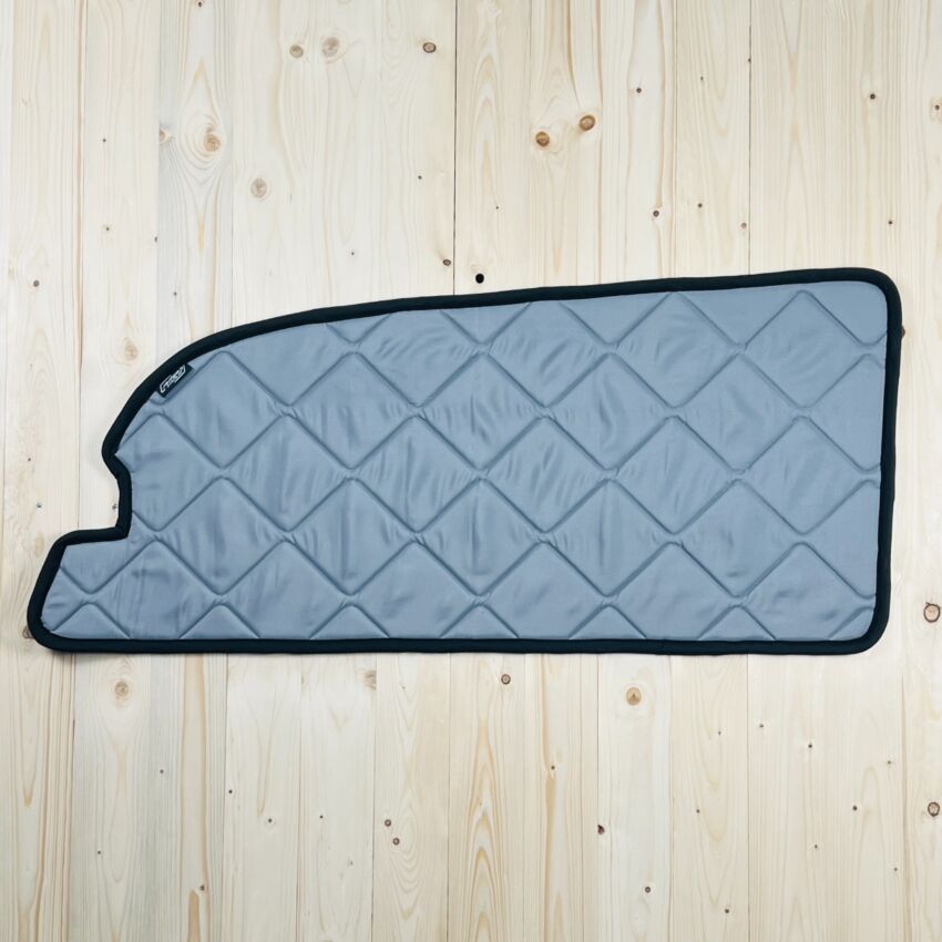 B-Ware: Magnet-Thermomatte Mercedes V-Klasse, Vito Seitenscheibe hinten Fahrerseite lang mit Ausstellfenster verkleidet [Stone (Grau)/ Schwarz]