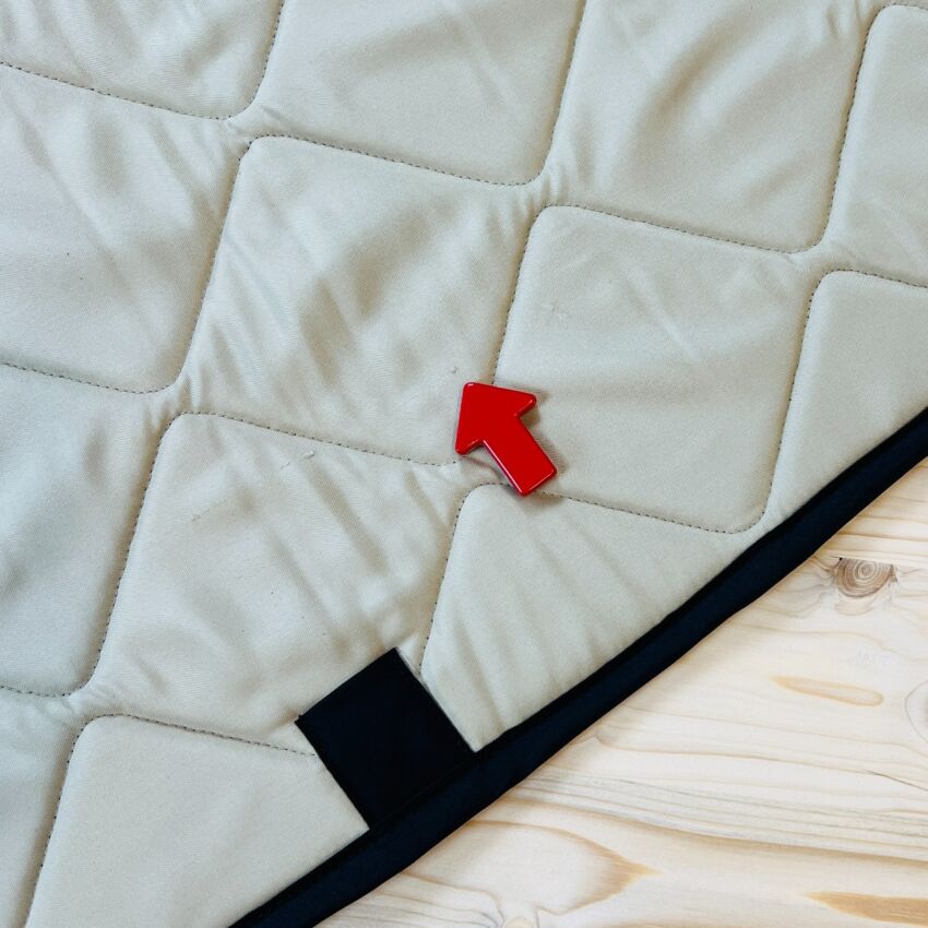 B-Ware: Magnet-Thermomatte Fiat Ducato, Peugeot Boxer u. Citroen Jumper Windschutzscheibe mit Innenraum-Rückspiegel [Sand (beige)/ schwarz]