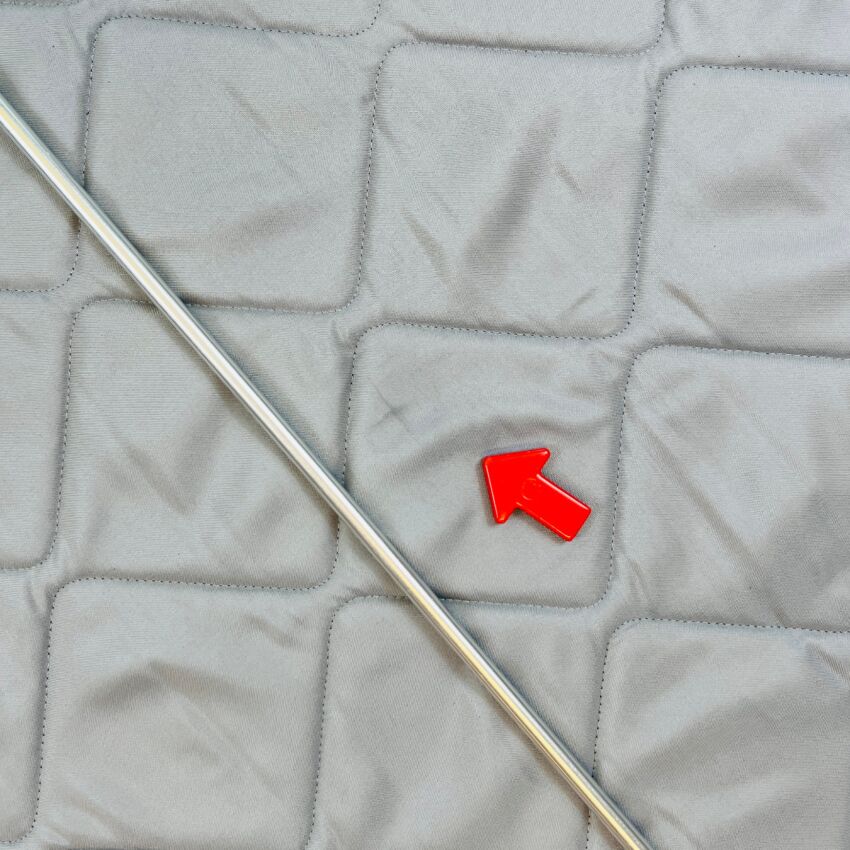 B-Ware: Magnet-Thermomatte VW Crafter 2 Windschutzscheibe ohne Innenraum-Rückspiegel mit Gehäuse [Stone (Grau)/ Schwarz]