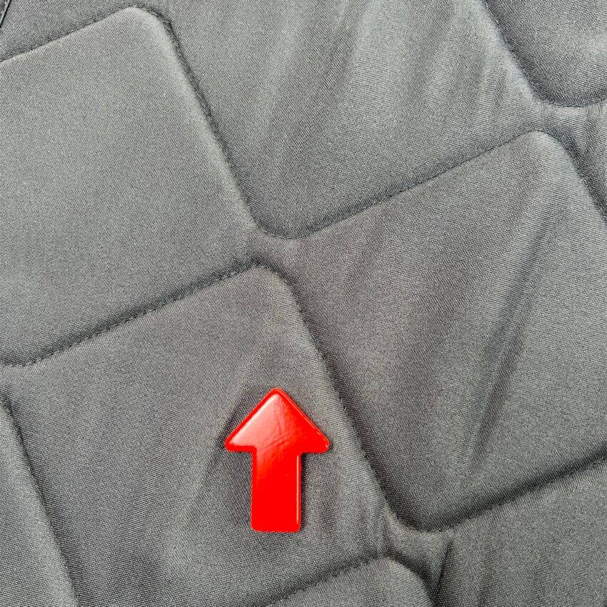 B-Ware: Magnet-Thermomatte VW Crafter und Mercedes Sprinter Seitenscheibe Mitte Fahrerseite (standard, lang, extralang) [Schwarz/ Schwarz]