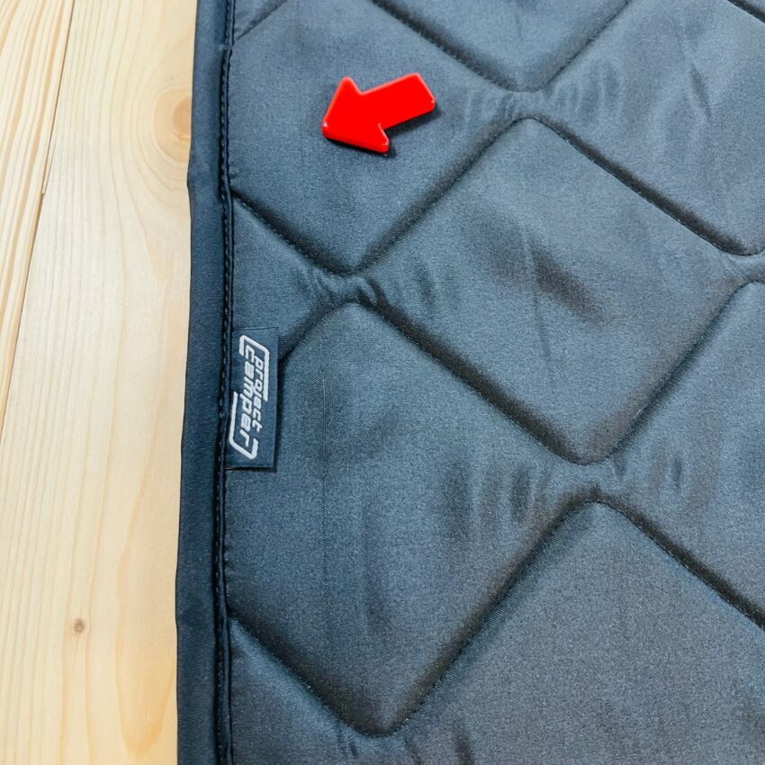 B-Ware: Magnet-Thermomatte für Maxxfan Dachlüfter (460 mm x 460 mm, R=45 mm) [Schwarz (black)/ Schwarz]