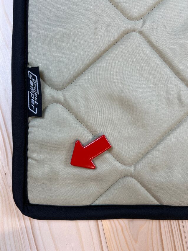 B-Ware: Magnet-Thermomatte Mercedes V-Klasse, Vito Seitenscheibe Mitte Fahrerseite mit Schiebefenster verkleidet [Sand (beige)/ Schwarz]