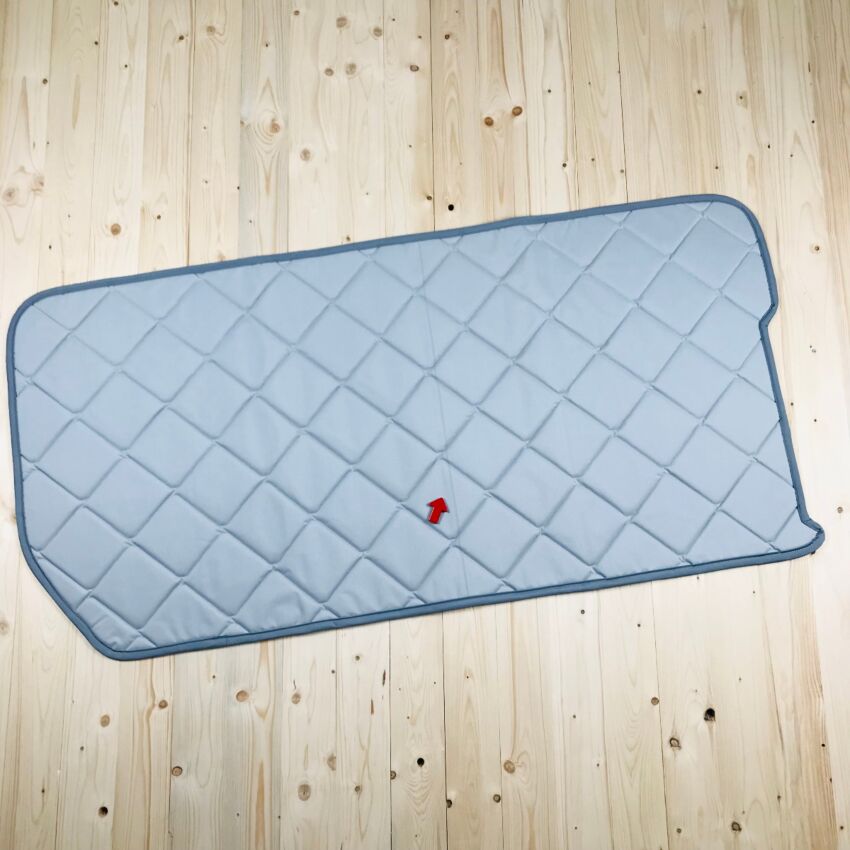 B-Ware: Magnet-Thermomatte VW Crafter 2 Seitenscheibe Mitte Beifahrerseite Schiebetür mit Schiebefenster  (mittellang und lang) [Stone (Grau)/ Lichtgrau]
