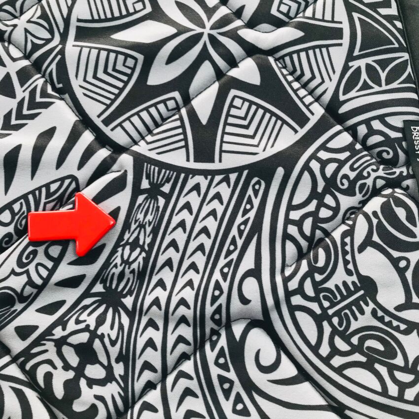 B-Ware: Magnet-Thermomatte VW T5 Heckscheibe mit Scheibenwischer [Drive Dressy Hawaii Dream/ Schwarz]