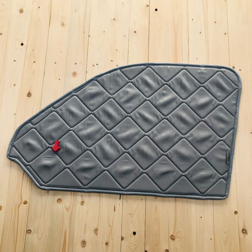 B-Ware: Magnet-Thermomatte VW T6.1 Seitenscheibe Cockpit Beifahrerseite [Stone (Grau)/ Lichtgrau]
